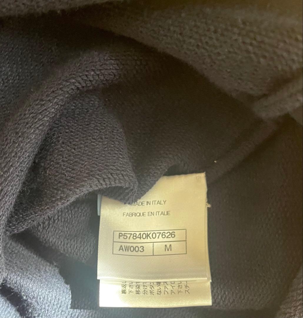 美品　シャネル CHANEL スウェット Tシャツ ネイビーxゴールド 18C