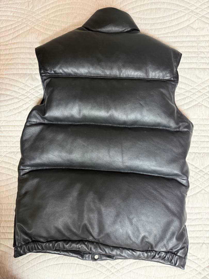 schott羊レザーダウンベスト　MADE IN USA