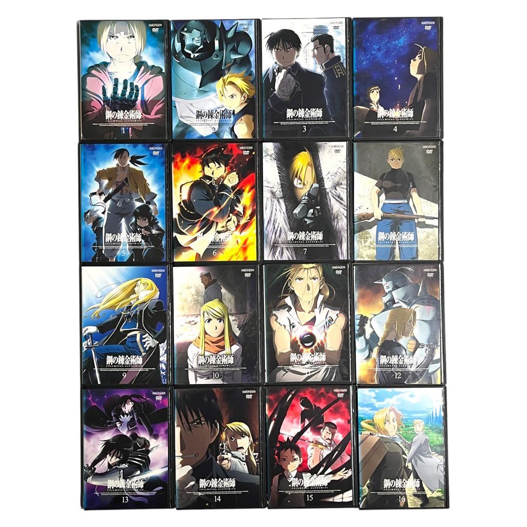 新品ケース DVD 鋼の錬金術師 2009年版 ＋劇場版付き 全17巻 荒川弘