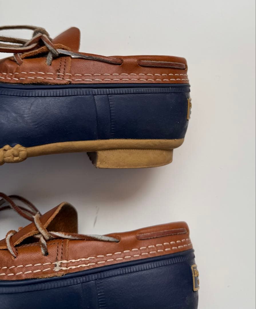 90s L.L.Bean ビーンブーツ ラバーモカシン ガムシューズ 24cm