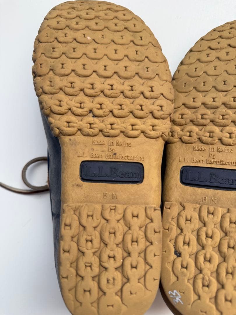 90s L.L.Bean ビーンブーツ ラバーモカシン ガムシューズ 24cm