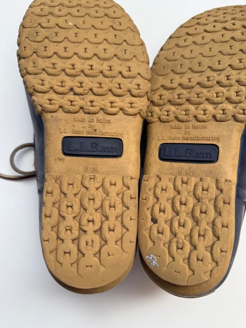 90s L.L.Bean ビーンブーツ ラバーモカシン ガムシューズ 24cm
