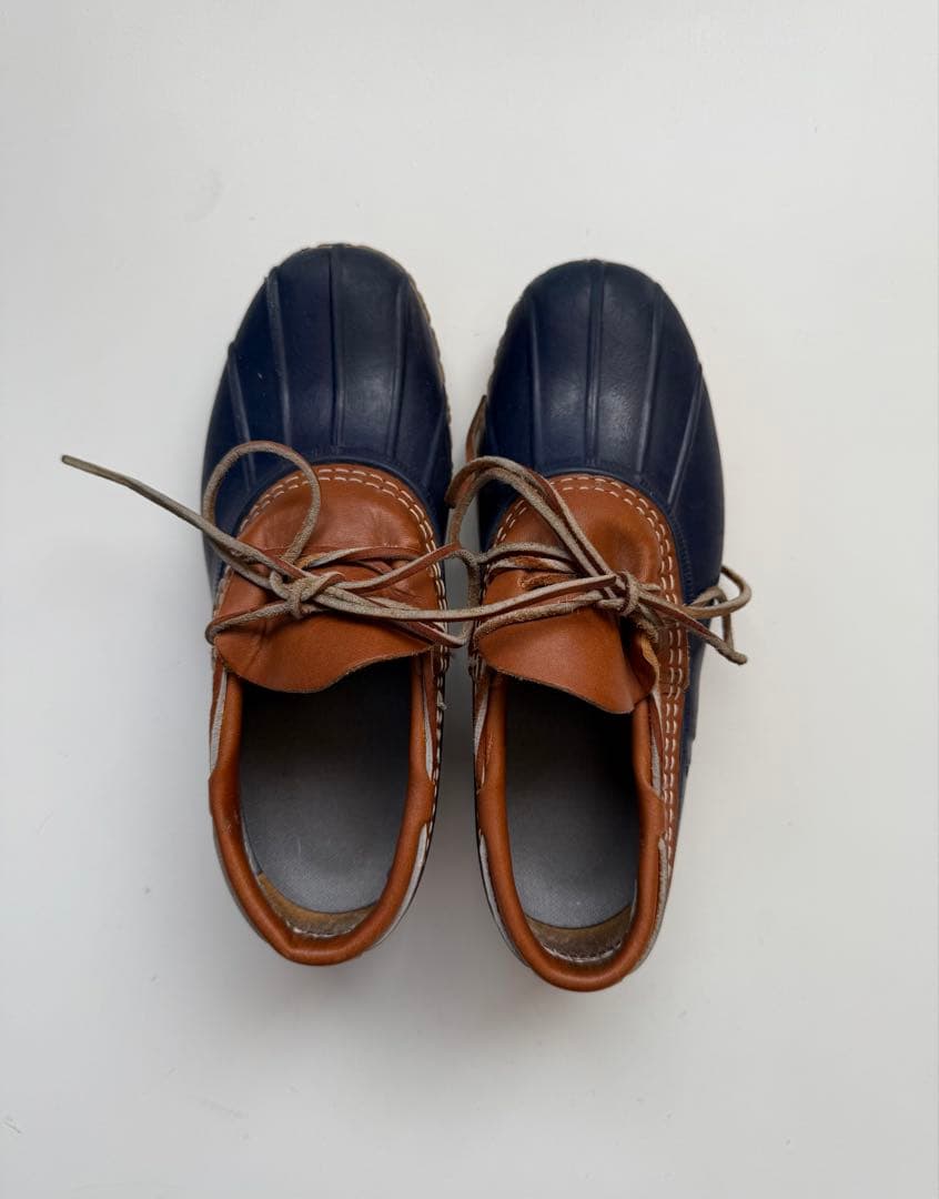 90s L.L.Bean ビーンブーツ ラバーモカシン ガムシューズ 24cm