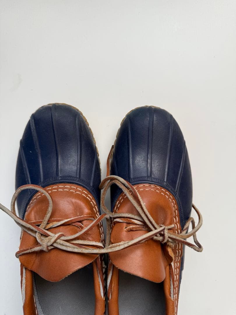 90s L.L.Bean ビーンブーツ ラバーモカシン ガムシューズ 24cm