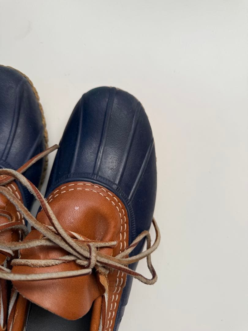 90s L.L.Bean ビーンブーツ ラバーモカシン ガムシューズ 24cm