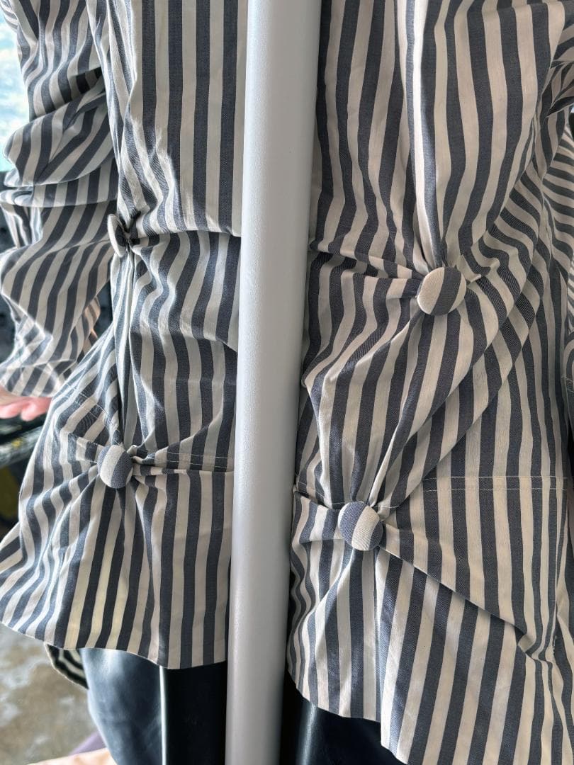 ISSEY MIYAKE ストライプ スプリング ジャケット