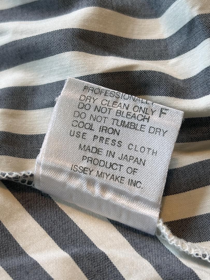 ISSEY MIYAKE ストライプ スプリング ジャケット