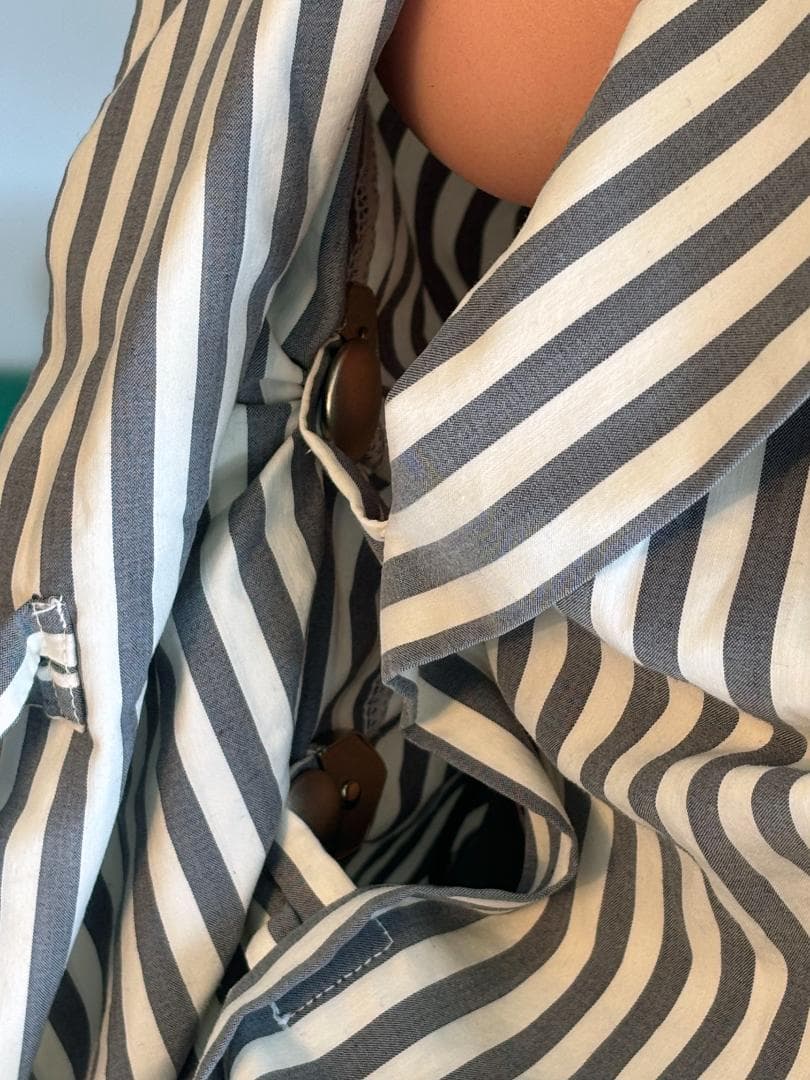ISSEY MIYAKE ストライプ スプリング ジャケット