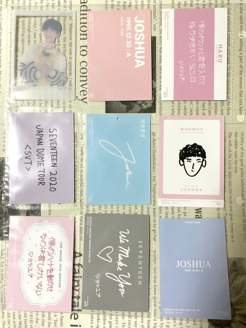 SEVENTEEN トレカ ジョシュア 18点セット