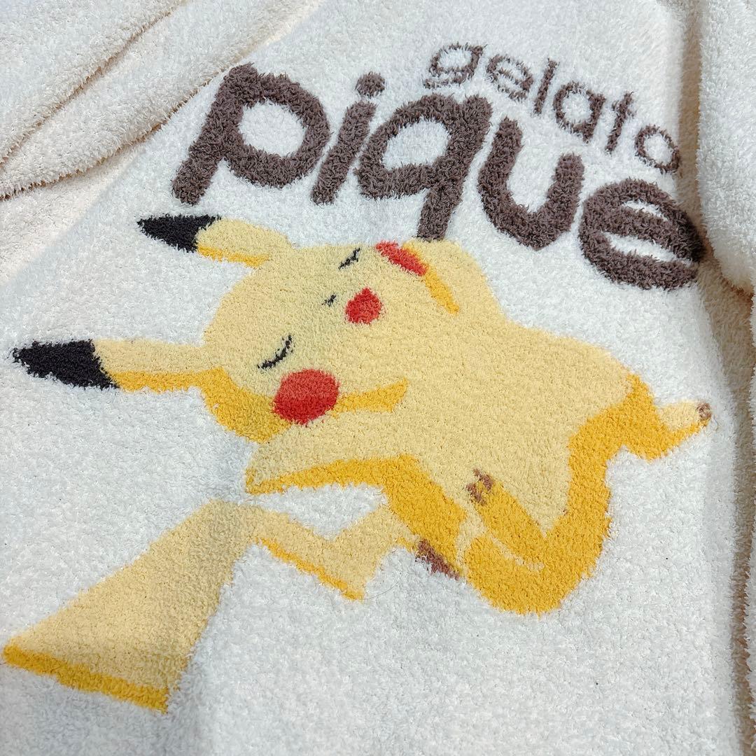 ジェラートピケ gelatopique ポケモンピカチュウ カーディガンS-M