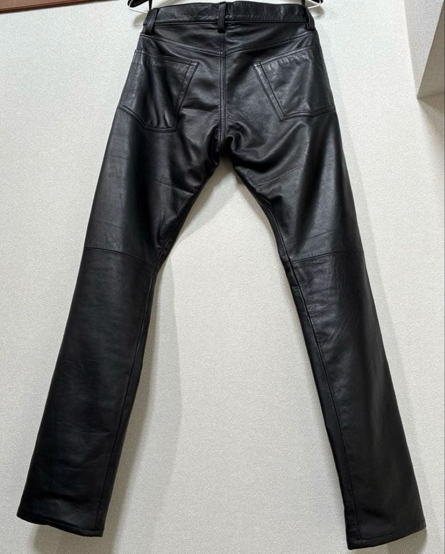 【専用】美品⭐️COMME CA DU MODE MEN ブラック革レザー パンツ