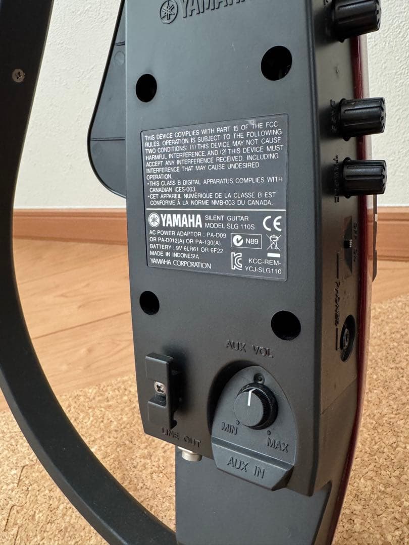 【10周年記念モデル】ヤマハサイレントギター　SLG110S QM-CMB