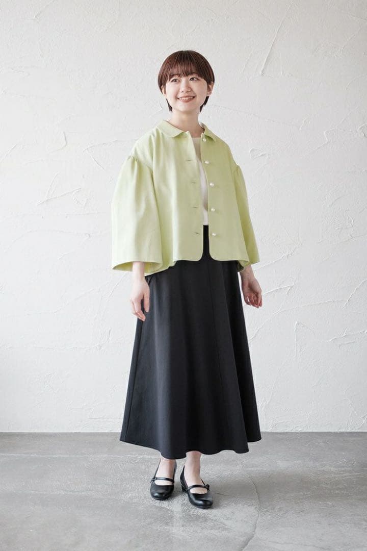 【未使用✨】SONO ソーノ バウンシーハミングジャケット　パールボタン