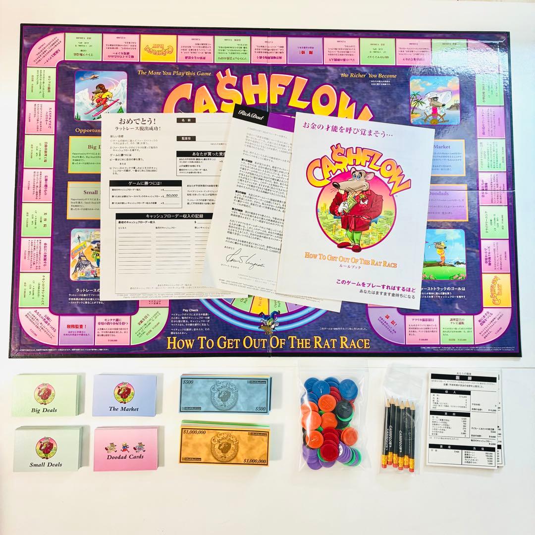 【美品 欠品なし】キャッシュフロー101 日本語版 A ボードゲーム