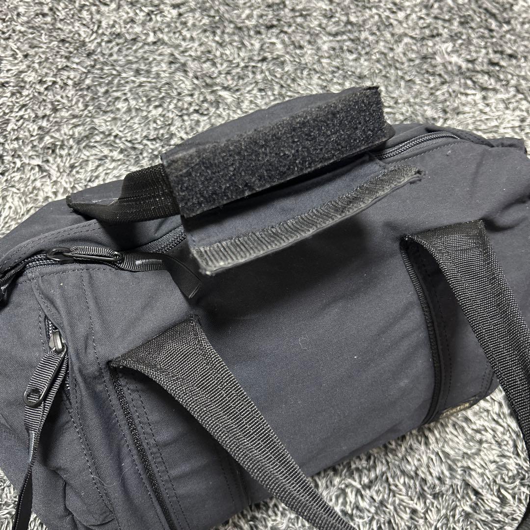 PORTER ポーター ミニボストンバッグ ドラム型 ブラック ショルダー付き