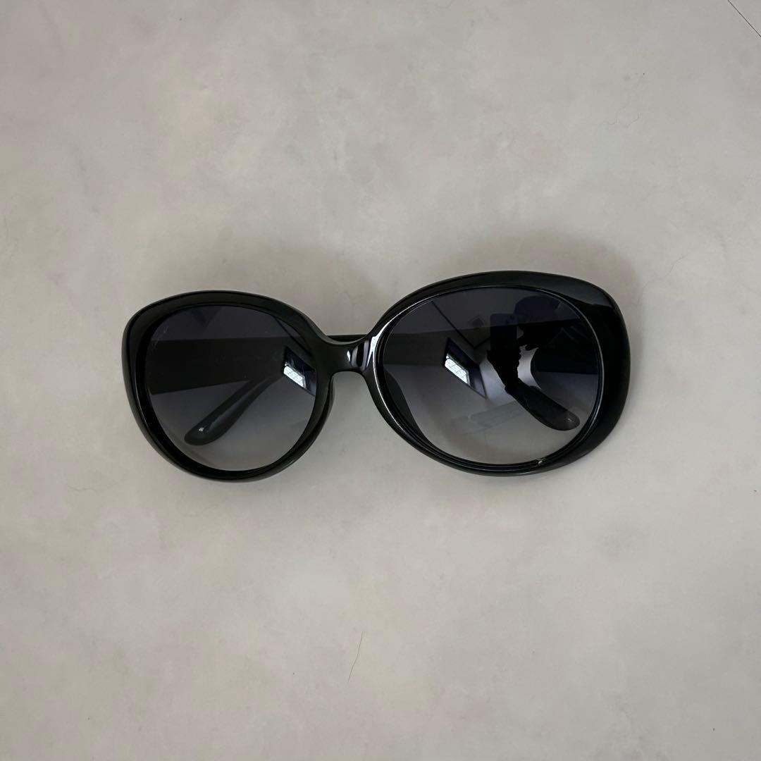Gucci ブラック ラウンド型 サングラス