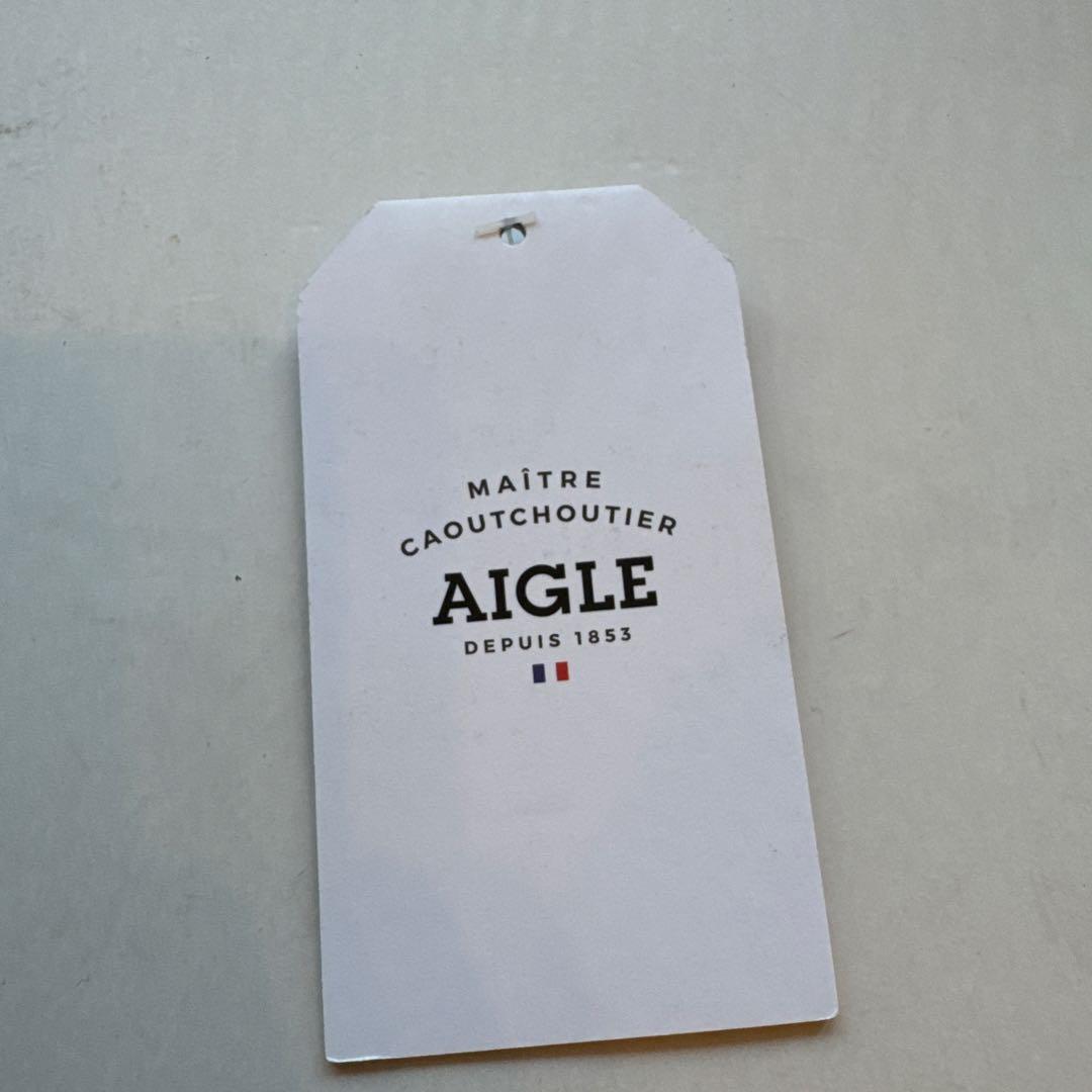 AIGLE エーグル　フルフィール　ラバーブーツ　ロー　黒　24cm