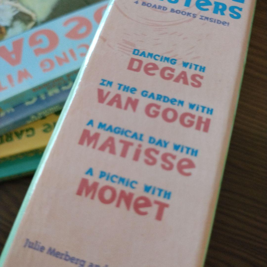 英語で名画　MINI MASTERS　ゴッホ　マティス　モネ　ドガ