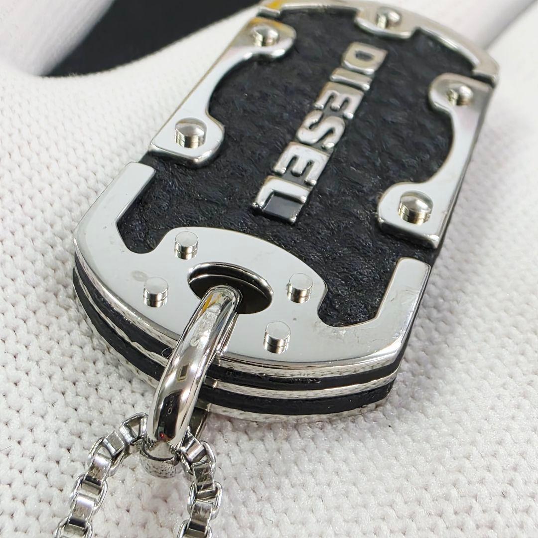 未使用美品✨ディーゼル DIESEL ネックレス Y2K ドッグタグ プレート