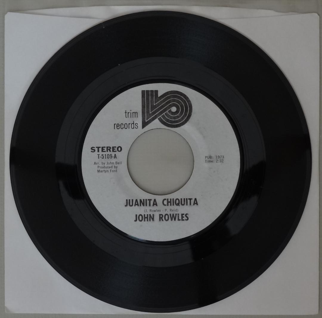 洋楽 Juanita Chiquita / John Rowles / Hawaii