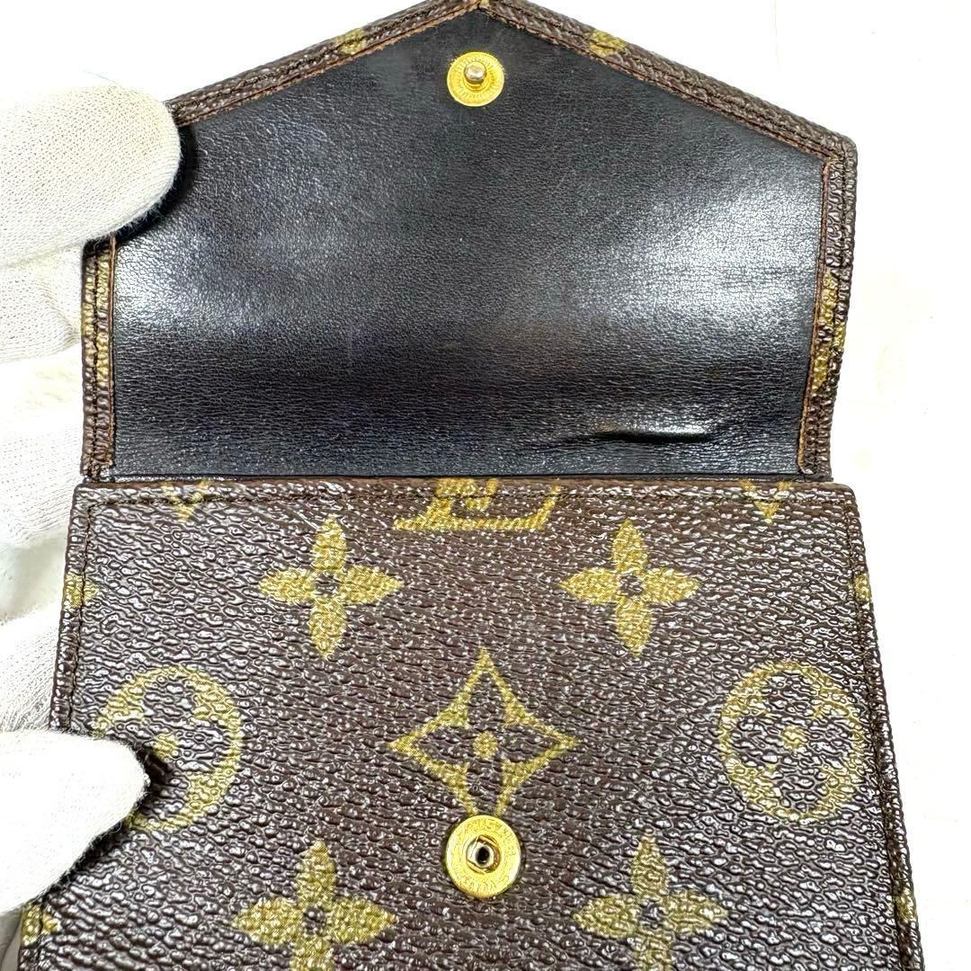 Louis Vuitton モノグラム ポルトモネビエ カルト クレディ折り財布