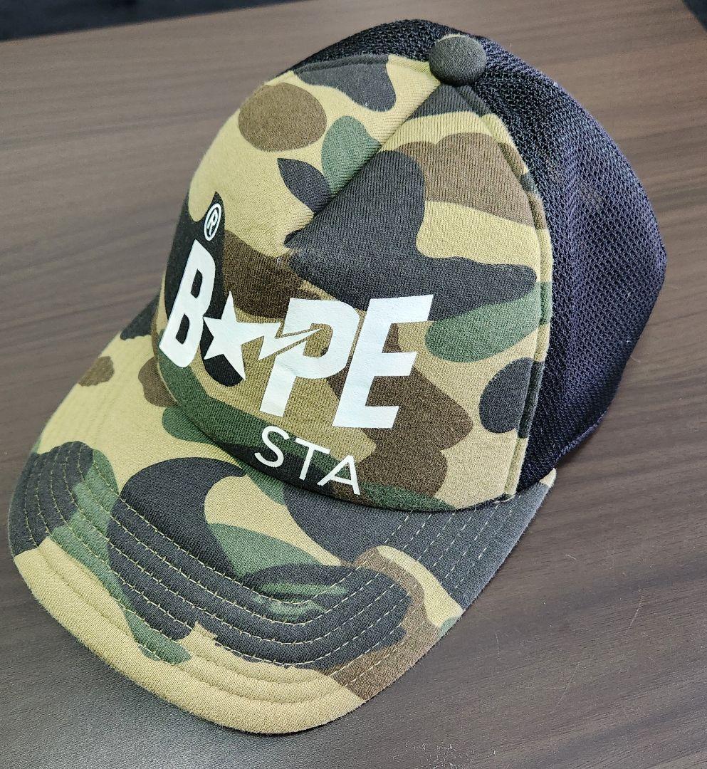 a bathing ape ア ベイシング エイプ メッシュキャップ