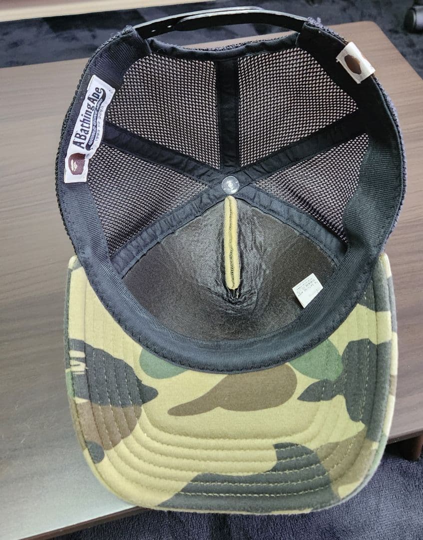 a bathing ape ア ベイシング エイプ メッシュキャップ
