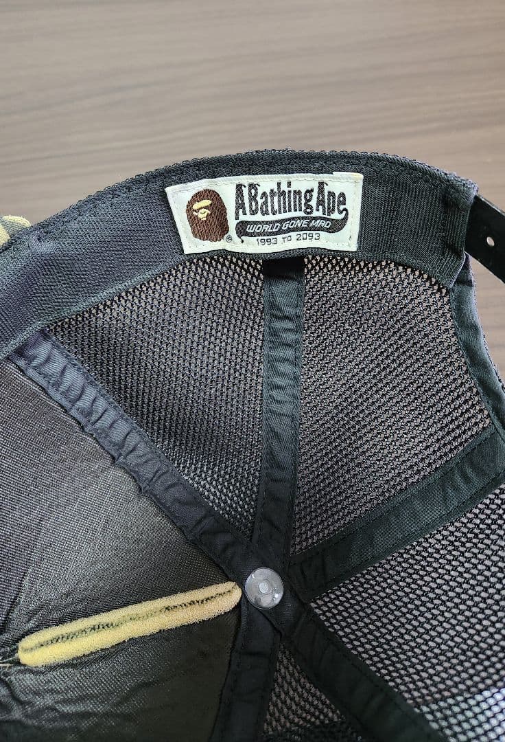 a bathing ape ア ベイシング エイプ メッシュキャップ