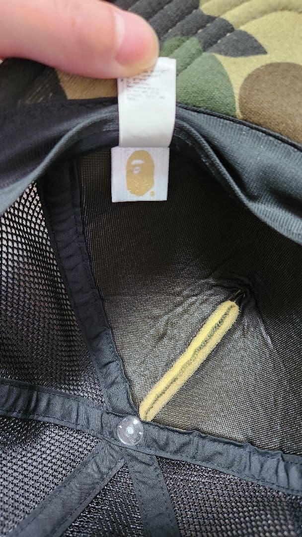 a bathing ape ア ベイシング エイプ メッシュキャップ
