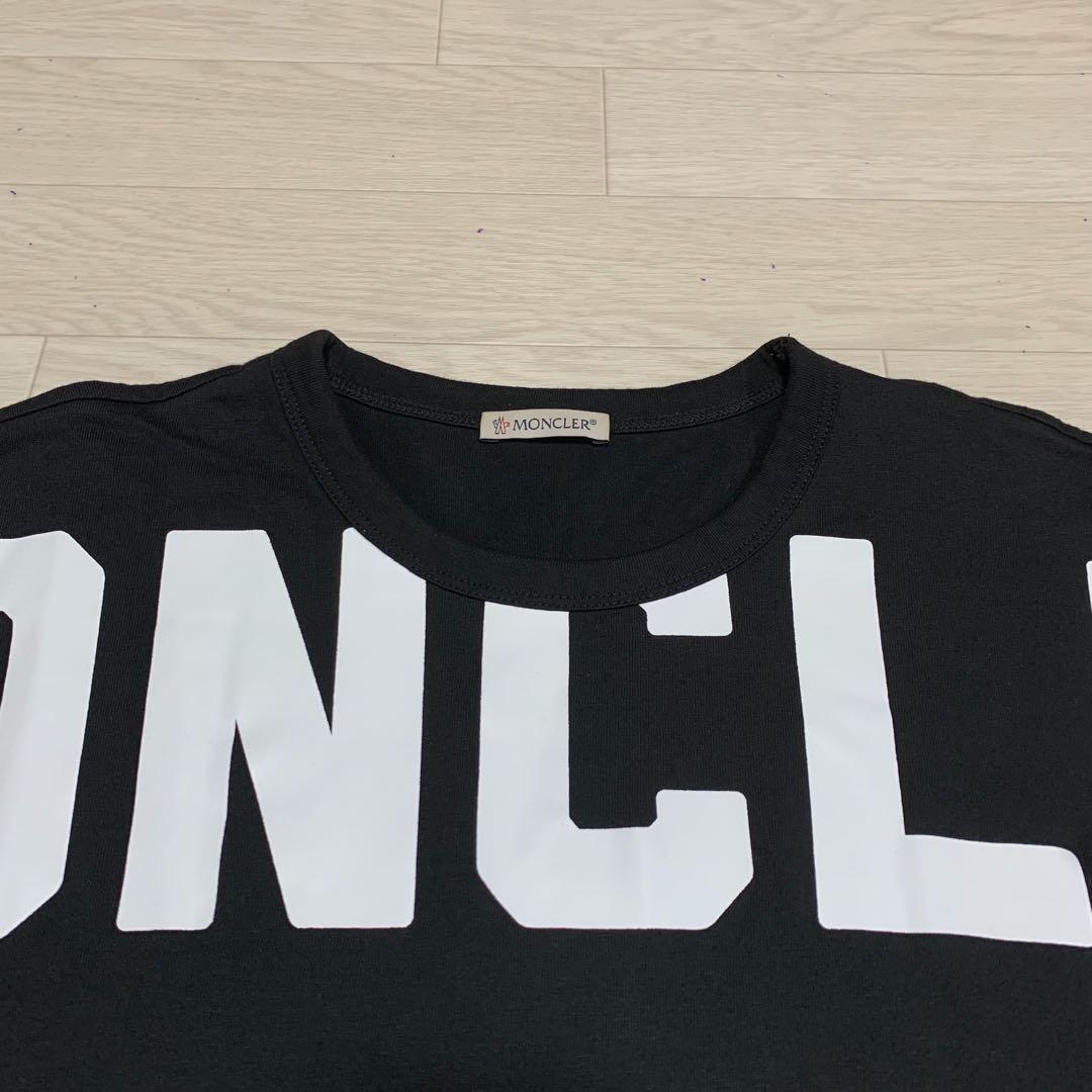 新品同様★ モンクレール　デカロゴ　プリント　M Tシャツ　国内正規 5S199