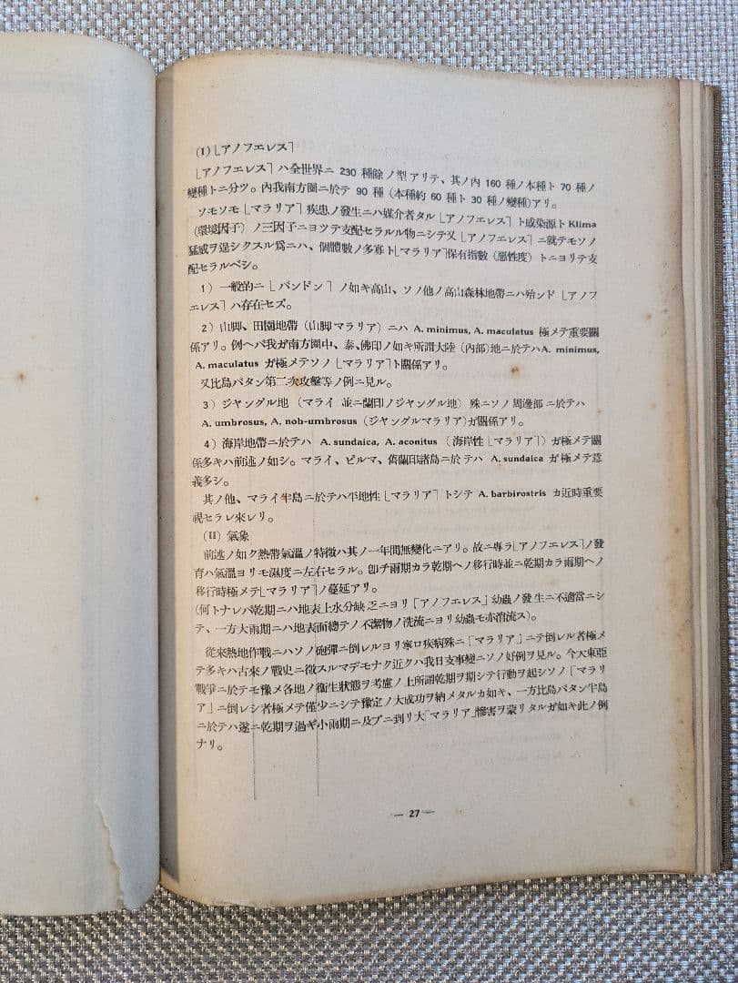 東印度諸島ノ疾病　山口頼夫　ジャカルタ陸軍病院　非売品