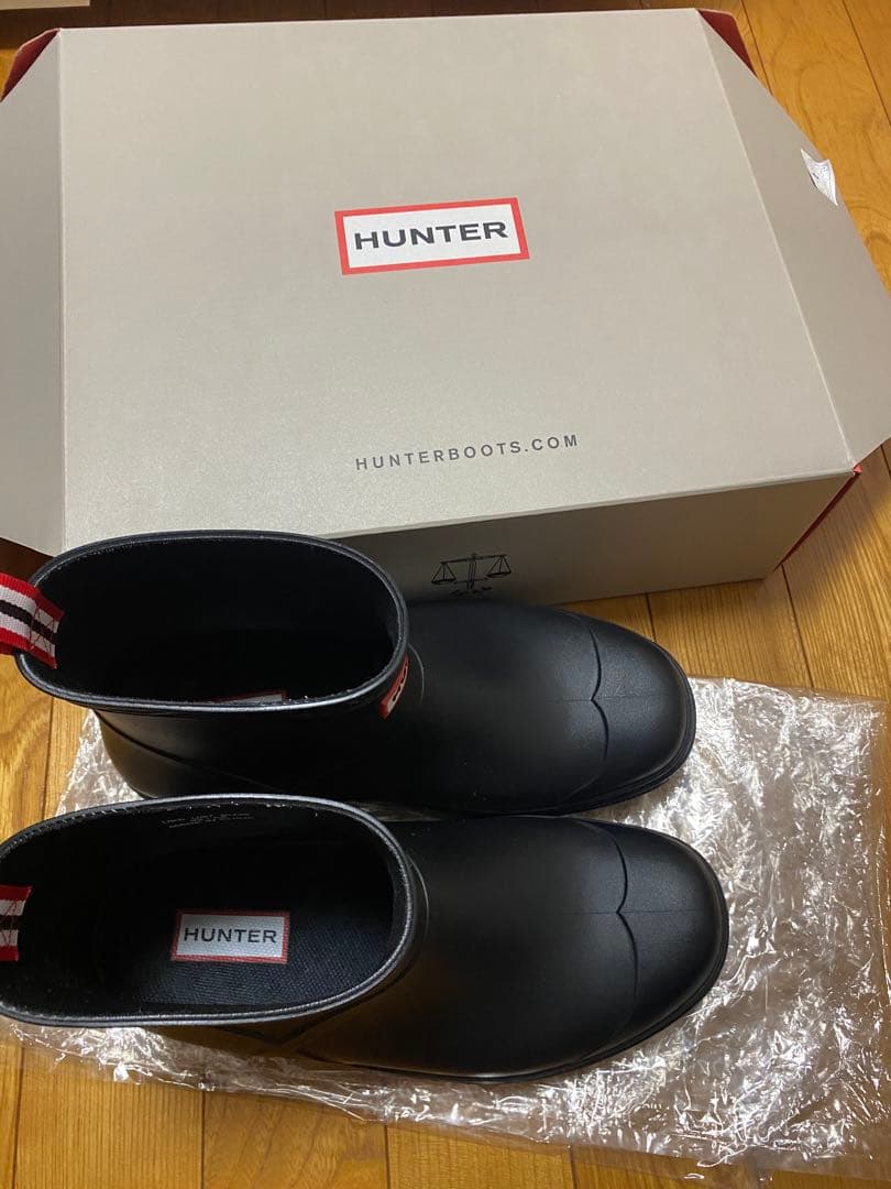 HUNTER ユニセックスプレイ モールデットブーツ　24センチ