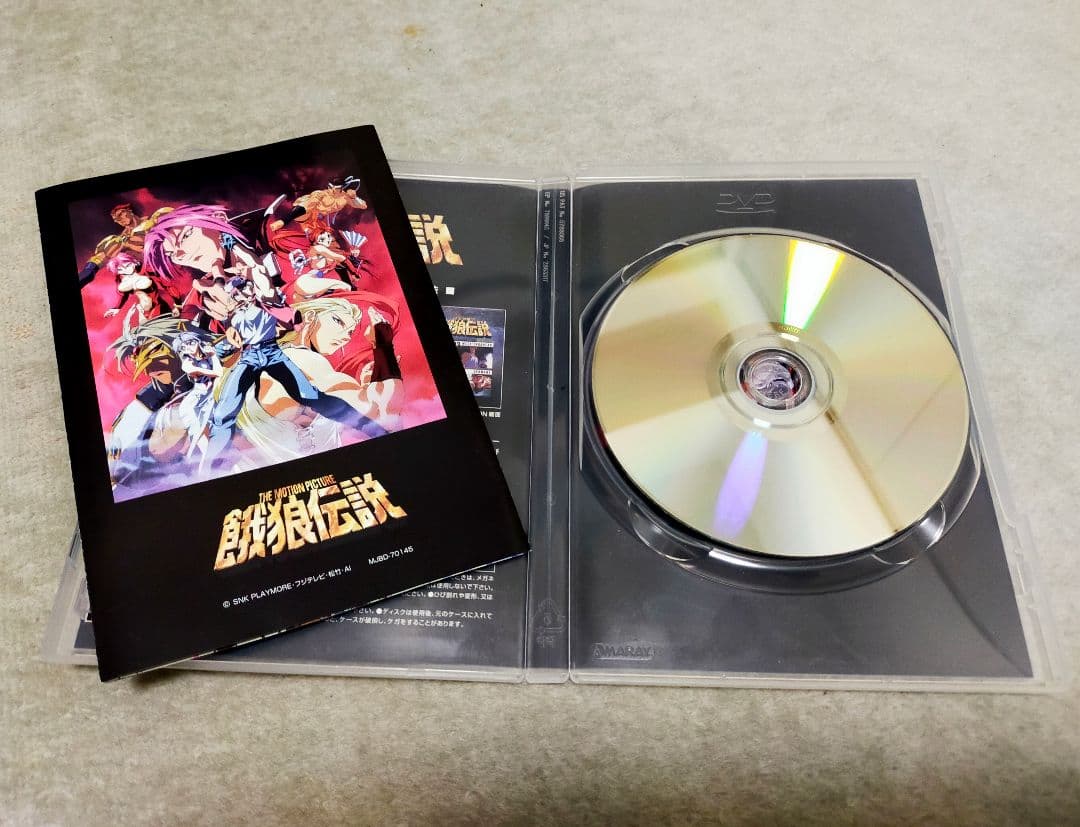 THE　MOTION　PICTURE　餓狼伝説　劇場版　アニメ　DVD　不知火舞