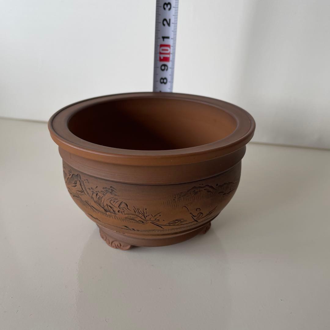盆栽鉢　常滑焼　美芸