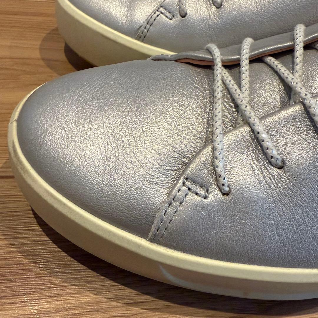 ecco エコー スパイクレス ゴルフシューズ シルバー系 41