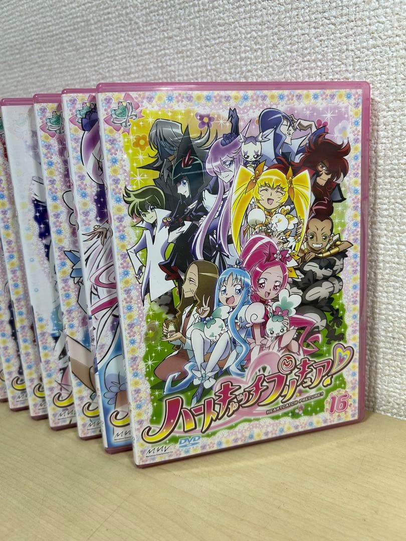 ハートキャッチプリキュア！　DVD 全16巻セット　ポストカード入り