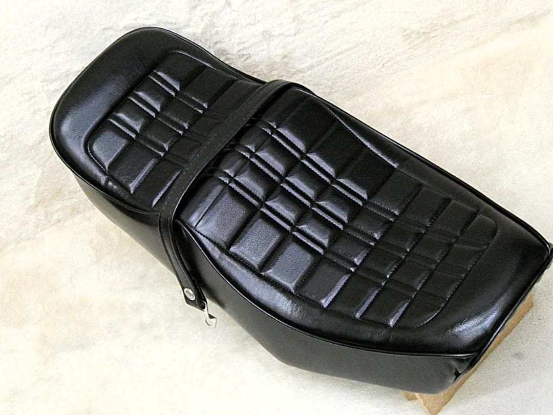 GN125 格子柄E4黒 タイプ2 タックロールシート /GN125Hチョビ三