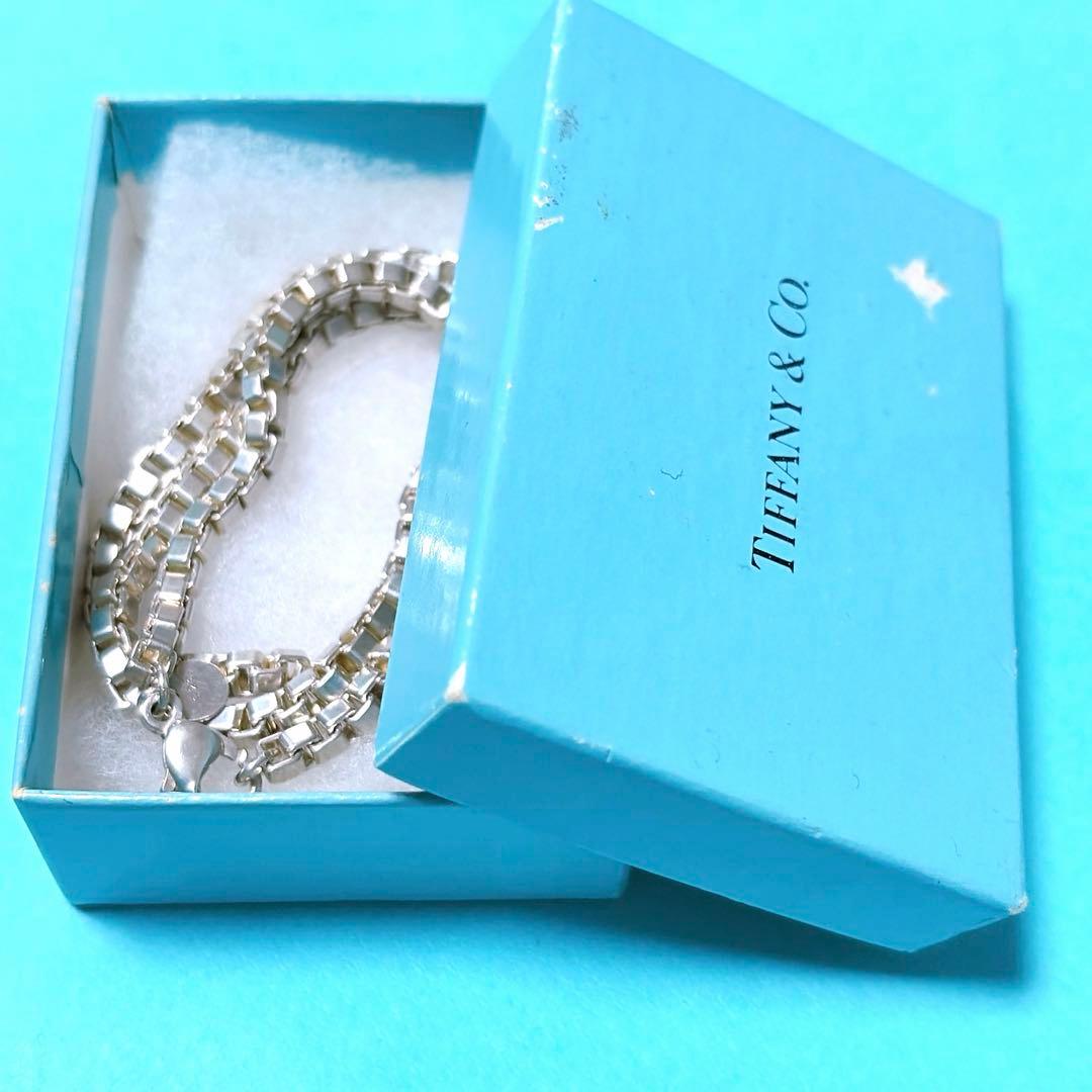 【美品】45.8cm Tiffany ティファニー ベネチアンネックレス 925