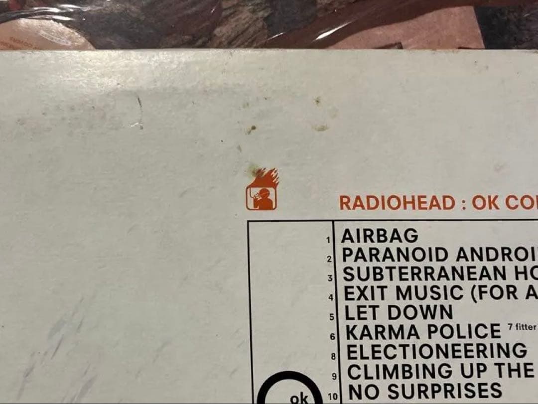 RADIOHEAD OK COMPUTER レコード