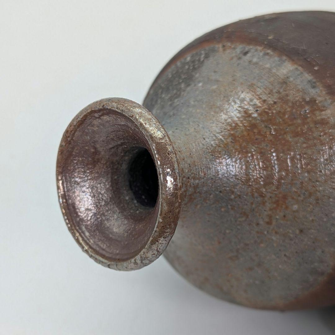 末石高仙 備前焼 徳利 共箱栞 金彩 とっくり 酒器 食器 一輪挿し花入 花器
