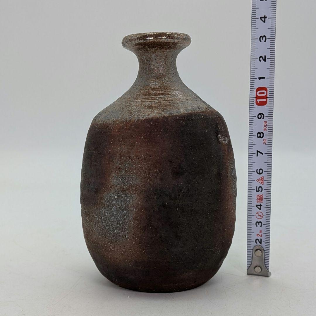 末石高仙 備前焼 徳利 共箱栞 金彩 とっくり 酒器 食器 一輪挿し花入 花器