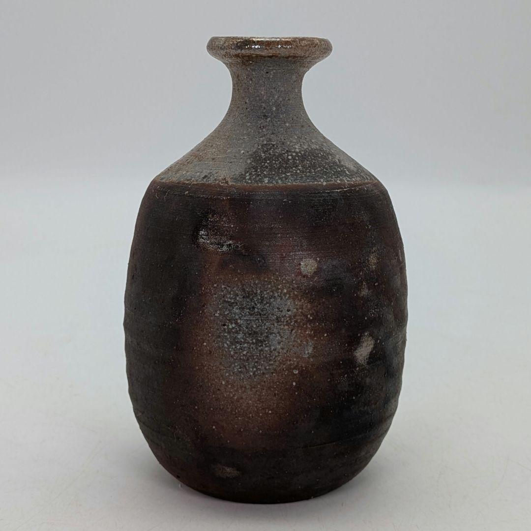 末石高仙 備前焼 徳利 共箱栞 金彩 とっくり 酒器 食器 一輪挿し花入 花器