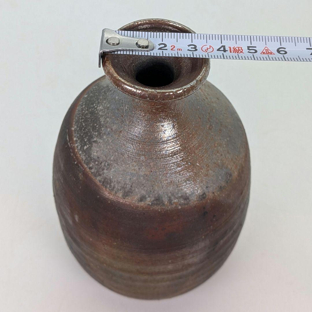 末石高仙 備前焼 徳利 共箱栞 金彩 とっくり 酒器 食器 一輪挿し花入 花器