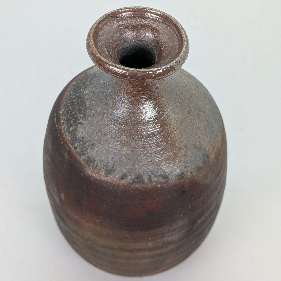 末石高仙 備前焼 徳利 共箱栞 金彩 とっくり 酒器 食器 一輪挿し花入 花器