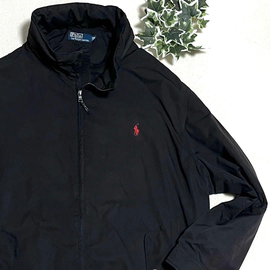 希少　90s ラルフローレン　ブラック　ポロラルフローレン　スイングトップ
