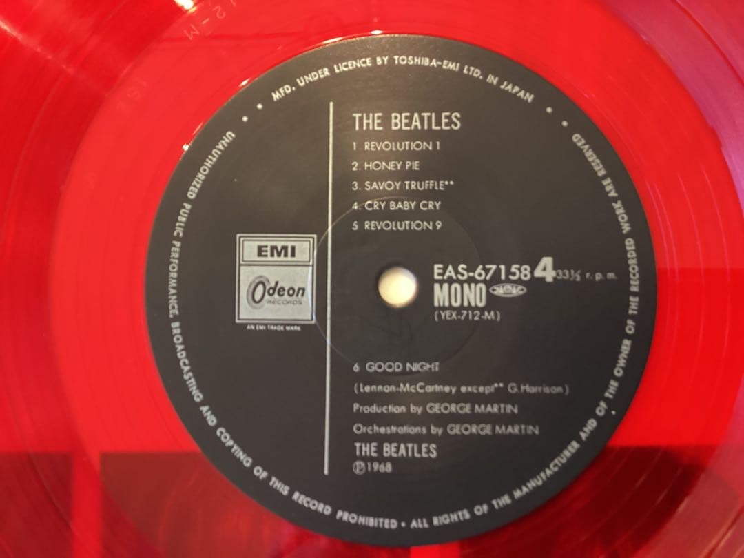 ビートルズ the Beatles ホワイトアルバム レコード モノMONO