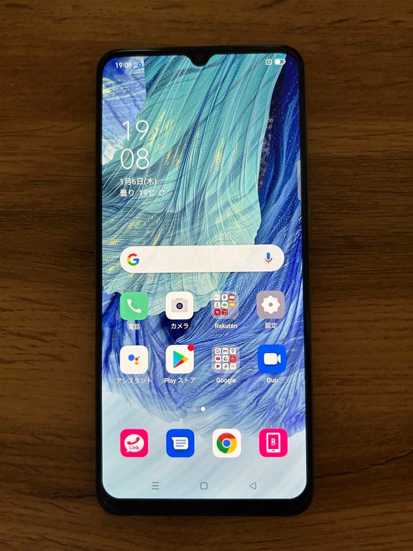 【OPPO A73】 64GB ネイビーブルー SIMフリー端末 本体のみ 美品