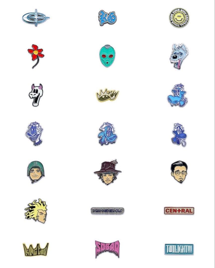 King Gnu CEN+RAL ランダムピンズ 全22種 全種セット