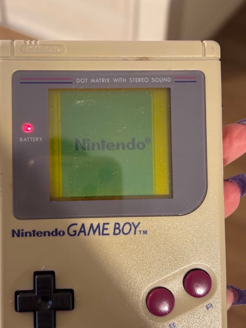 【動作良好】初代 ゲームボーイ 本体 DMG-01 電源・音・各種ダイヤルOK