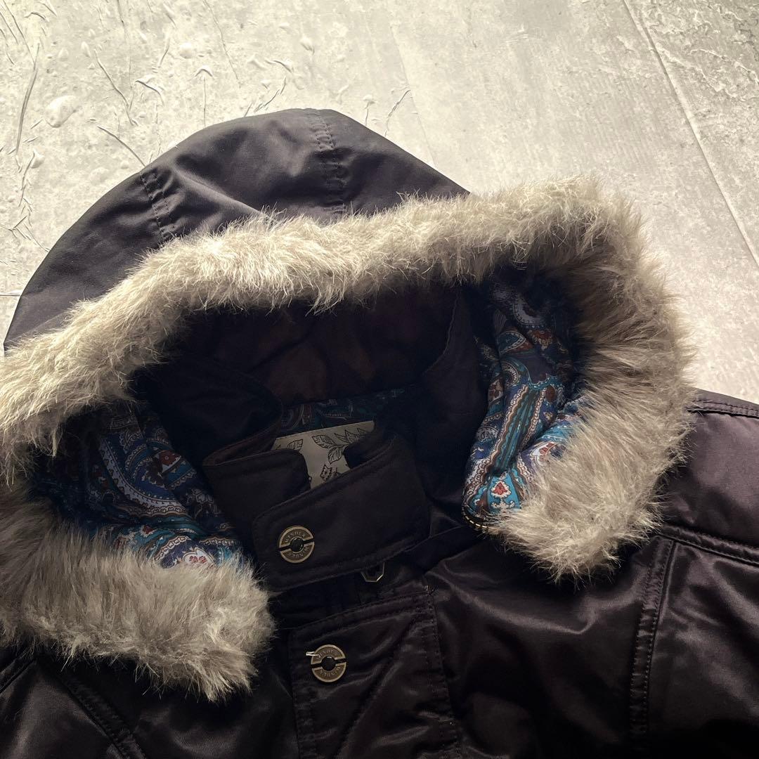 ジャケット・アウター 80s 90s vintage fur bomber short JKT y2k